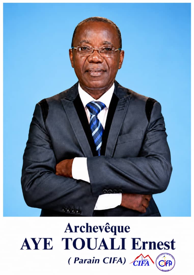 Portrait de Archevêque AYE TOUALI Ernest, Parrain CIFA du CIFA